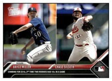 BRYCE MILLER/CHASE SILSETH 2023 Topps NOW #662 Mariners Angels NM+-MT+  ID:75834