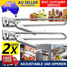 Adjustable Stainless Steel Jar Opener Multifunctional Bottle Lid Beer Gripper OZ