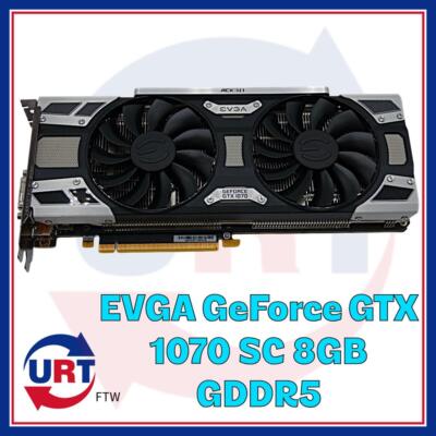 EVGA GeForce GTX 1070 SC 8GB GDDR5 Graphics Card (08G-P4-6173-KR) #132473#