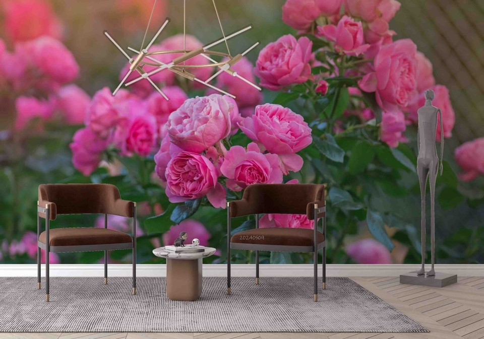 3D Rose Pink Floral Wallpaper Wall Murals Removable Wallpaper 21 eBay