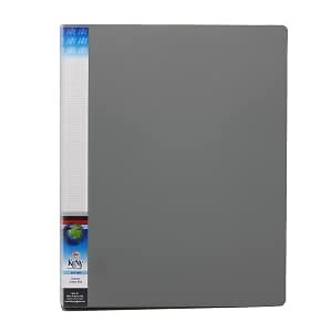 M1SS 10 Folders X Blue Display File A4 Flexi Display Portfolio Book