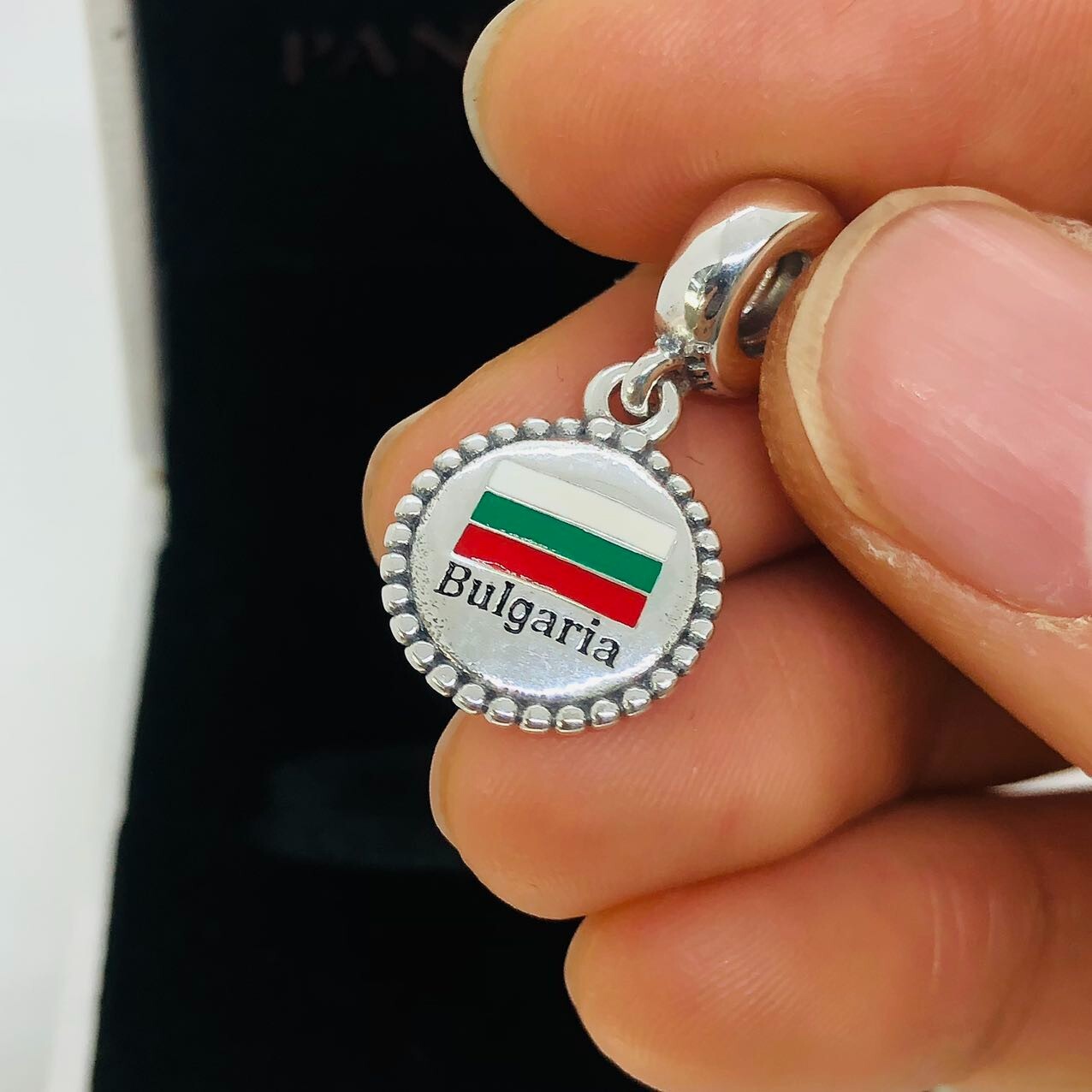 Pandora Country of Bulgaria Flag charm
