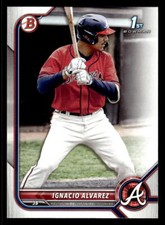 Ignacio Alvarez 2022 Bowman Draft #BD-125   Atlanta Braves