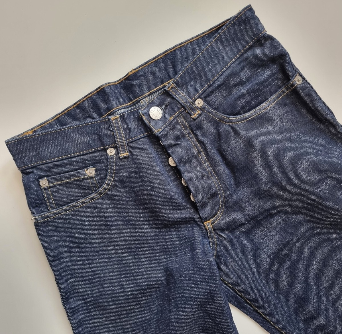 New Archival Vintage HELMUT LANG Classic Denim 100% Cotton New Archival Vintage HELMUT LANG Classic Denim 100% Cotton