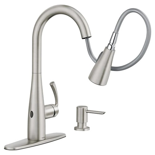 MOEN Essie Touchless 1-Handle Pull-Down Sprayer Kitchen Faucet with MotionSense