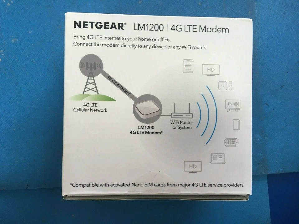 NETGEAR LM1200 - 4G LTE Broadband Modem (Open Box) - Image 3 of 4