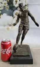 Union League Rugby Australian Rules Football Footy Player Bronze Marble Base Art