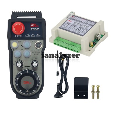NEW CTWGP 6-Axis CNC Manual MPG with Receiver 433MHz Wireless Handwheel 100PPR