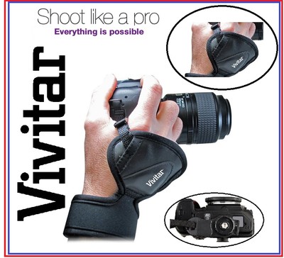 Vivitar Pro Hand Grip Wrist Strap For Nikon D5300 D3300 D5500 D3400 D5600