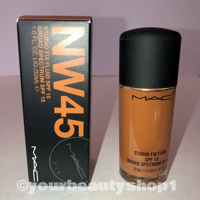 Mac Studio Fix Fluid Foundation Spf 15 Nw45 For Sale Online Ebay