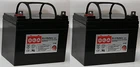 (Two) 12V 35Ah U1 for Hoveround MPV1, MPV2, MPV3, MPV4, MPV5 Battery