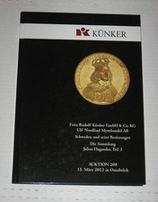 Kunker Ancient Coins Catalog Auction 208 March 2012 Julius Hagander Part 3 HC