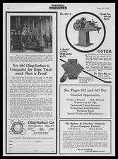 1914 Crystal Ice & Storage Photo Buffalo New York Cling Surface Rope Print Ad