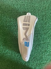 TaylorMade Golf Sim 2 Hybrid Grey/White/Blue Headcover Adjustable Tag