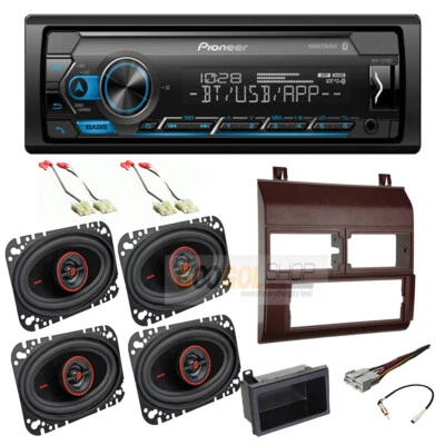 PIONEER, CERWIN VEGA Pioneer Stereo+Install kit Radio 4x6 Speakers For 1988-1994 GM C/K 1500, 2500 RD