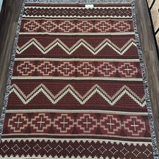Pure Country Weavers Aztec Navajo Western Los Ranchos Blanket Lightweight Throw