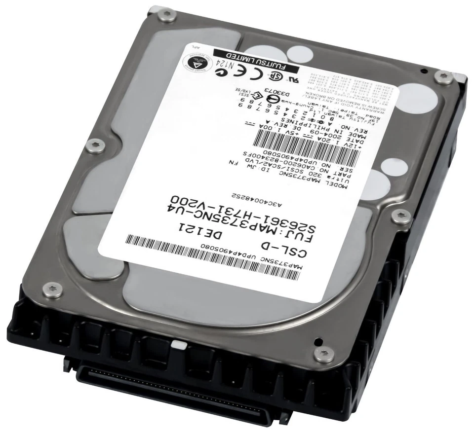 Fujitsu A3C40039108 MAP3735NC-U4 73GB 10000U/Min 8MB SCSI U320 80-PIN 3.5 " Zoll - Immagine 3 di 3
