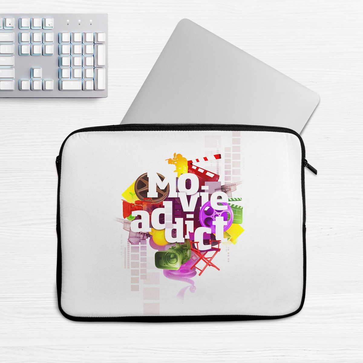 Étui ordinateur 16 pouces antichoc Movie Addict pour éviter les rayures sur PC et tablette