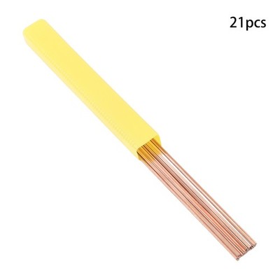 21 Sticks Brazing Rods 0.050''x1/8''x14'' Phosphor Copper Solder Flat Welding Rods