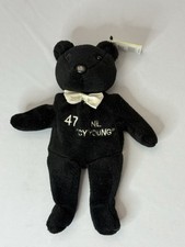 Tom Glavine Plush Bear Salvinos Bammers NL Cy Young MLB Stuffed Toy with Tag Vtg