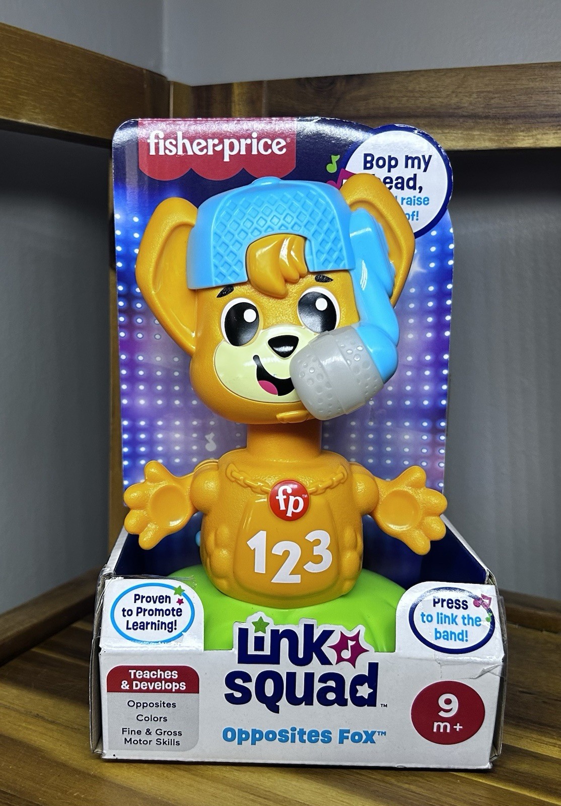 Fisher Price Link Squad Opposites The Fox Interactive Learning Musical Toy New!