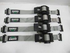 Rhino 2" x 10' E-Track Retractable Ratchet Straps, 1011 lbs. WLL, 4 Pack