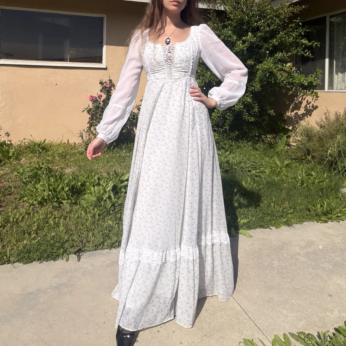 Ruffle Long Sleeve Maxi Dresses for Women for sale | Shop with Afterpay |  eBay Australia