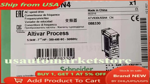 Schneider Electric Factory Sealed ATV930U55N4 Altivar Process AC speedt drive - Afbeelding 1 van 3
