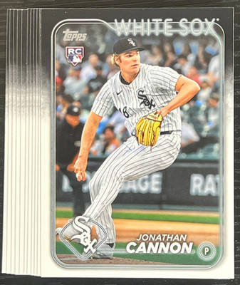 11x 2024 Topps Update Jonathan Cannon ROOKIE CARD US347 Chicago White Sox