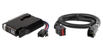 CURT Triflex Next Trailer Brake Controller w/ Custom Wiring Harness 51146 51322