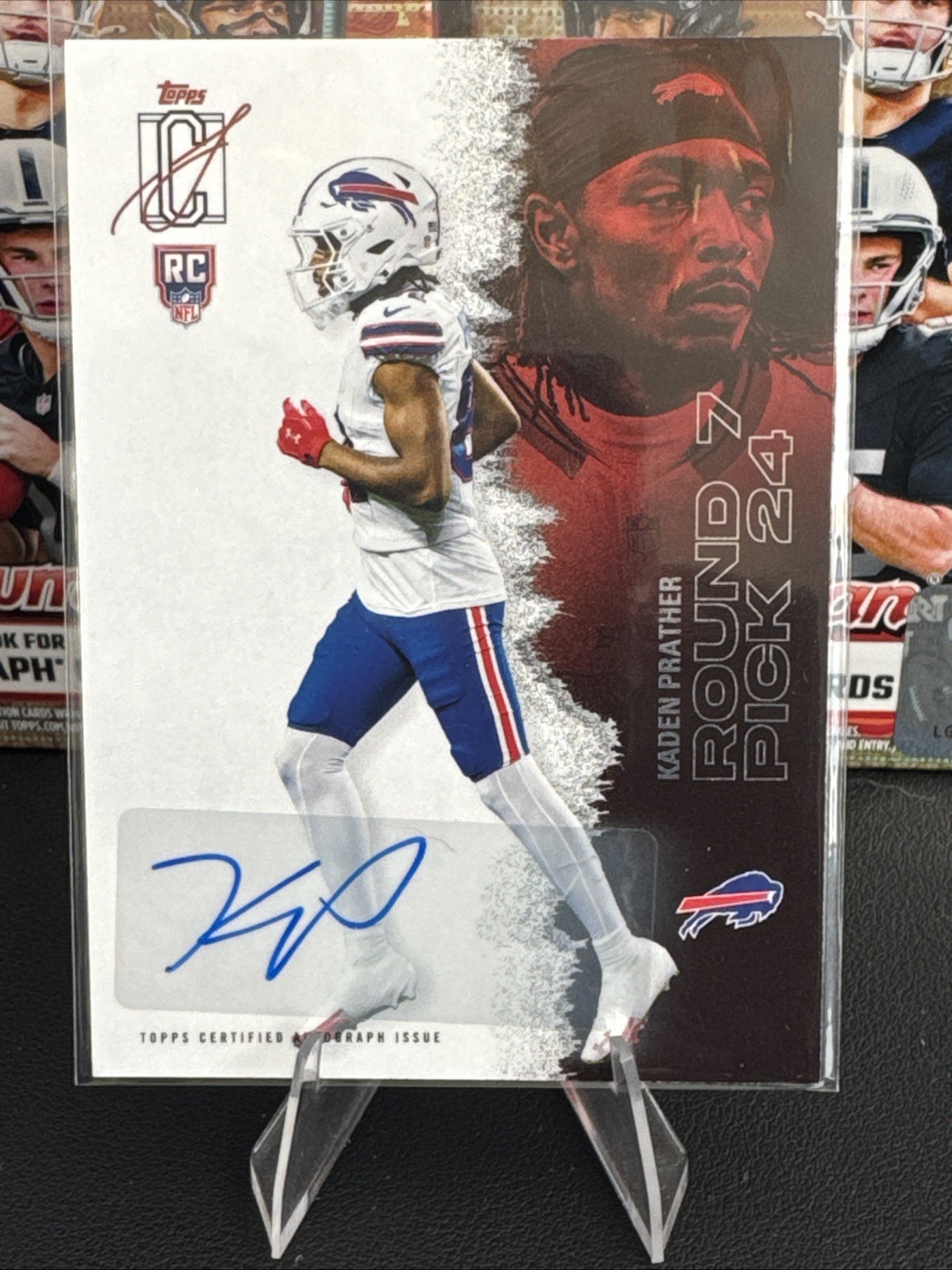Topps Signature Class 2025 Kaden Prather RC AUTO Rookie Pick Bills #171