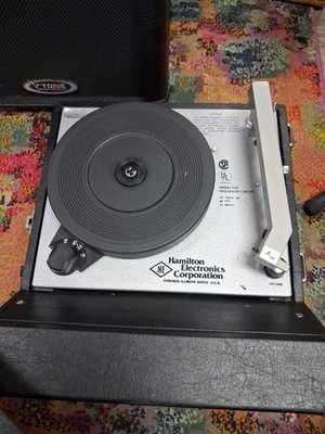 Hamilton Electronics Model 930 Record Player Classroom Turntable Tested
