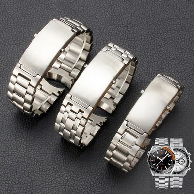 For Omega Seamaster300 Solid Stainless Steel Watch Strap Curved Bracelet 20 22mm