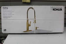 Kohler Ealing Pro R28702-SD-2MB Single-Handle Modern Brass Kitchen Sink Faucet