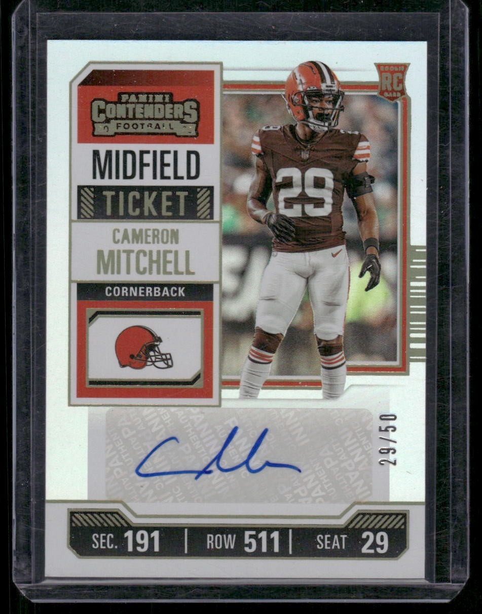 Cameron Mitchell Panini Contenders #181 Autograph
