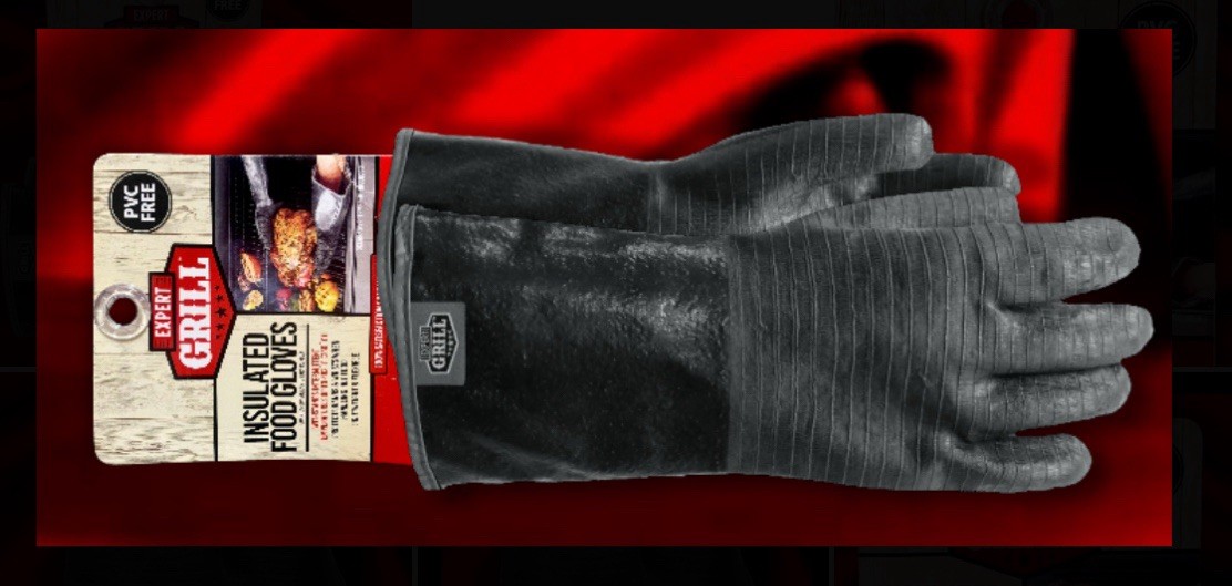 1 Pair Heat Resistant Insulated Grilling Gloves 250°C/482°F Protect Hands/wrists