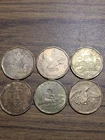 Complete Set 2004-2016 Canada Olympic Lucky Loonie Coins  $1 Loon