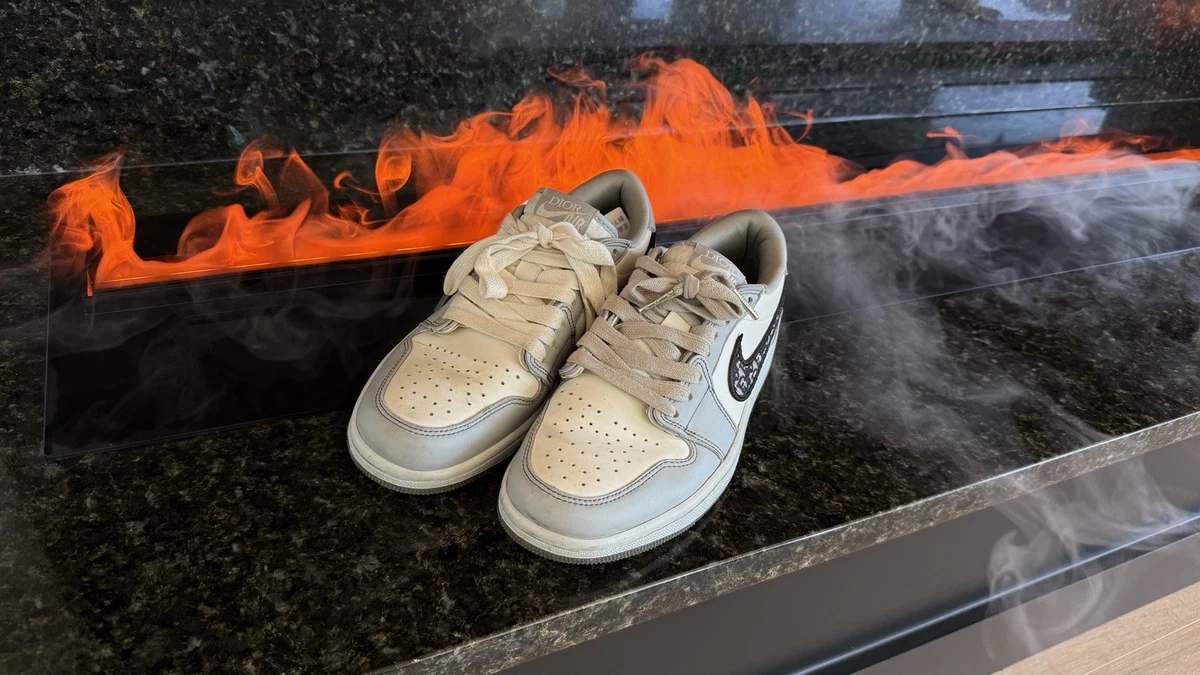 Las mejores ofertas en Dior x Air Jordan 1 Low Gray | eBay