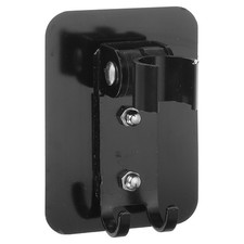 Self Adhesive Handheld Shower Head Holder with Hanger Hooks Black