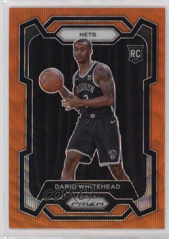 2023-24 Panini Prizm Orange Wave Prizm 17/60 Dariq Whitehead #175 06gz