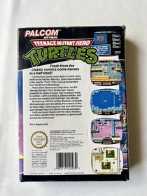 Teenage Mutant Hero Turtles TMNT Nintendo NES PAL 1990 Boxed with Manual