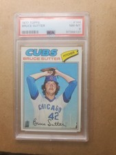 1977 Topps Bruce Sutter  RC  #144 PSA 8 