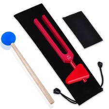 EASTROCK 528 Hz Tuning Fork with Silicone Hammer and Cleaning Cloth, Clinical...