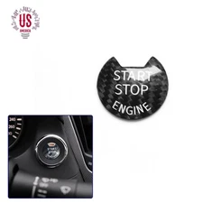 Carbon Fiber Start Stop Button Ring Cover For Infiniti Q50 14-19 Car Accessories