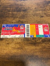 1997 Cleveland Indians Playoff Ticket Mike Musinna 15Ks Walk Off steal Grissom 