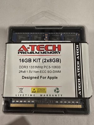 16GB (2 x 8GB) PC3-10600 1333 MHz Memory RAM for Apple MacBook Pro iMac MAC mini