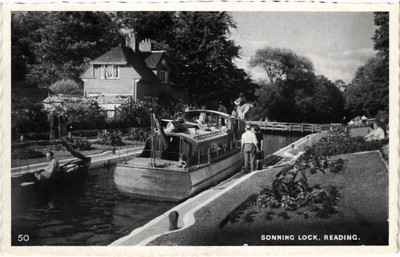 PC BERKSHIRE READING SONNING LOCK ENGLAND (u15224)