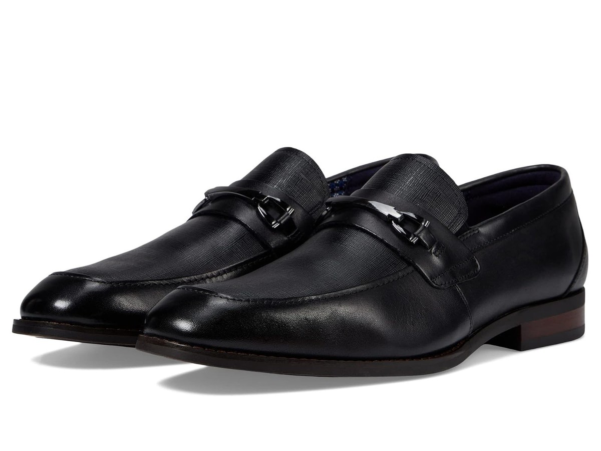 Stacy Adams Black Kaylor Penny Slip In Loafers size 9M Amazon.com | Stacy Adams Kaylor Penny Slip-On Loafer Black 7  main image 2