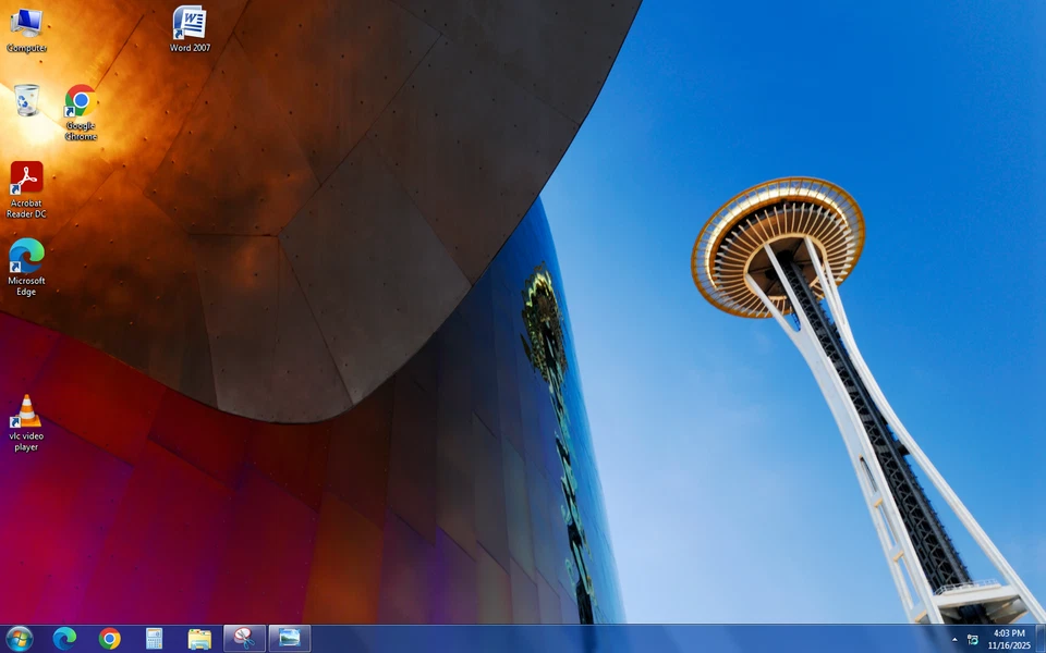 Dell Vostro Windows 7pro Intel Core 2 Quad 4GB 320GB Desktop PC w/video board - Image 4 of 4