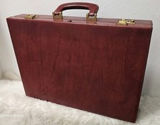 Etienne Aigner Suitcase Vintage Briefcase Bordeaux Genuine Leather